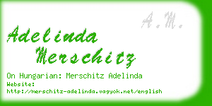 adelinda merschitz business card